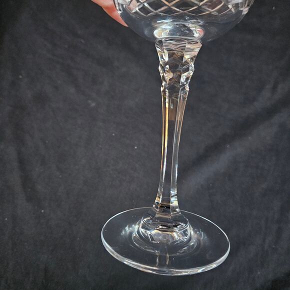 Towle Leyland Crystal Wine Glass / Water Goblet, Single Glass - Picture 8 of 8